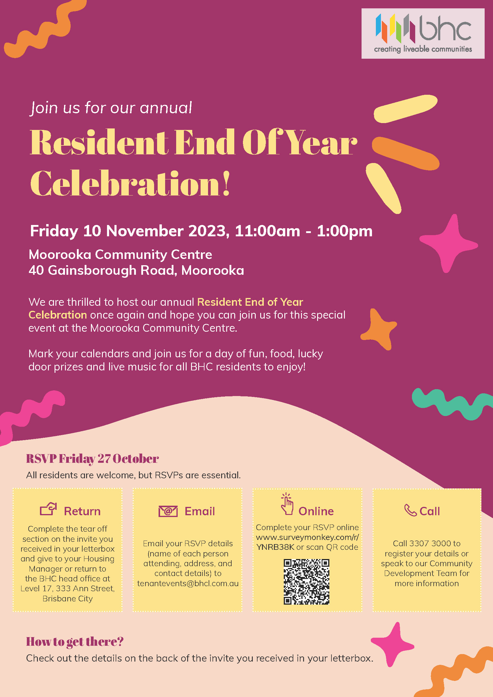 2023 End Of Year Celebration Poster BHCL
